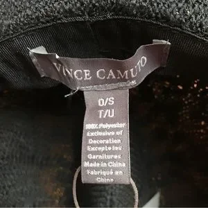 Vince Camuto Black Woven Lightweight Cowboy Hat, NWT, 8” Vince Camuto | Accessories | Vince Camuto Black Woven  main image 3